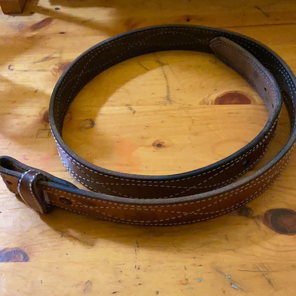 Thick Leather Belt Size 38